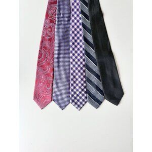 Lot of 5 Silk Ties - NAUTICA, FRANGI, TOMMY HILFIGER, MICHAEL KORS, CERRUTI 1881